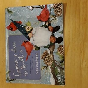 2025 Calendar Gnome is Where the Heart is